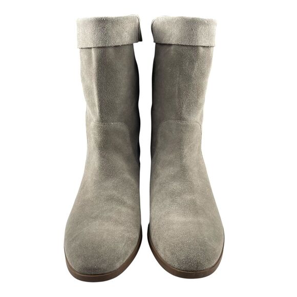 Sole Society Women's Calanth Boots Size 8.5M Suede Leather Folded Cuff Booties - Picture 3 of 12